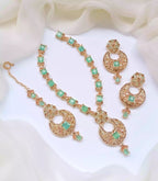 Zircon set with teeka