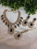 Zircon bridal set with teeka