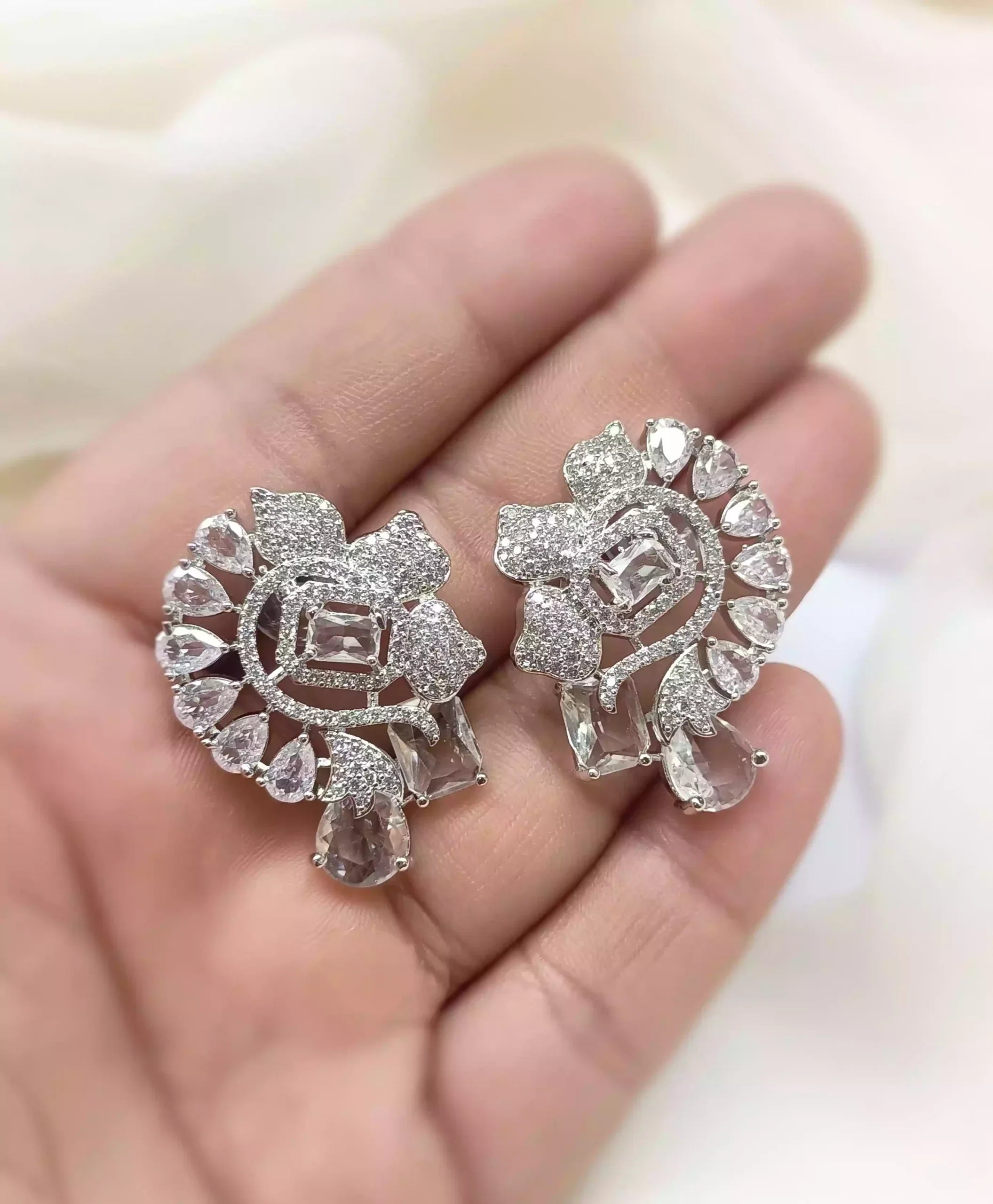 Mirco zircon earrings