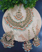Noratan bridal set with jhumar