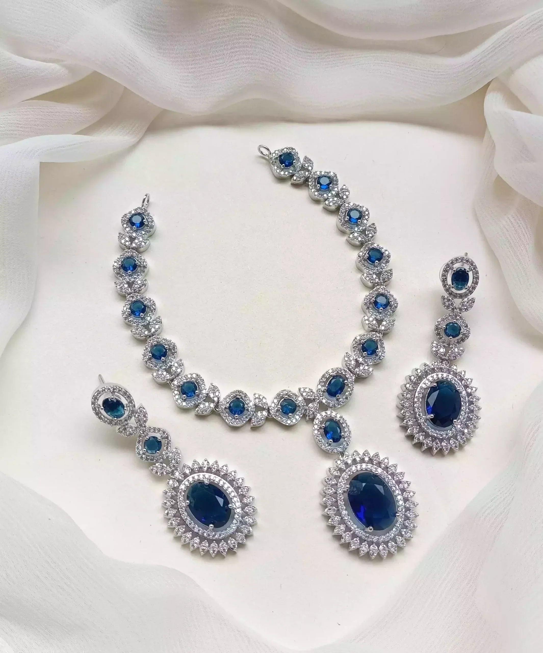 American diamond necklace set