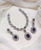 American diamond necklace set