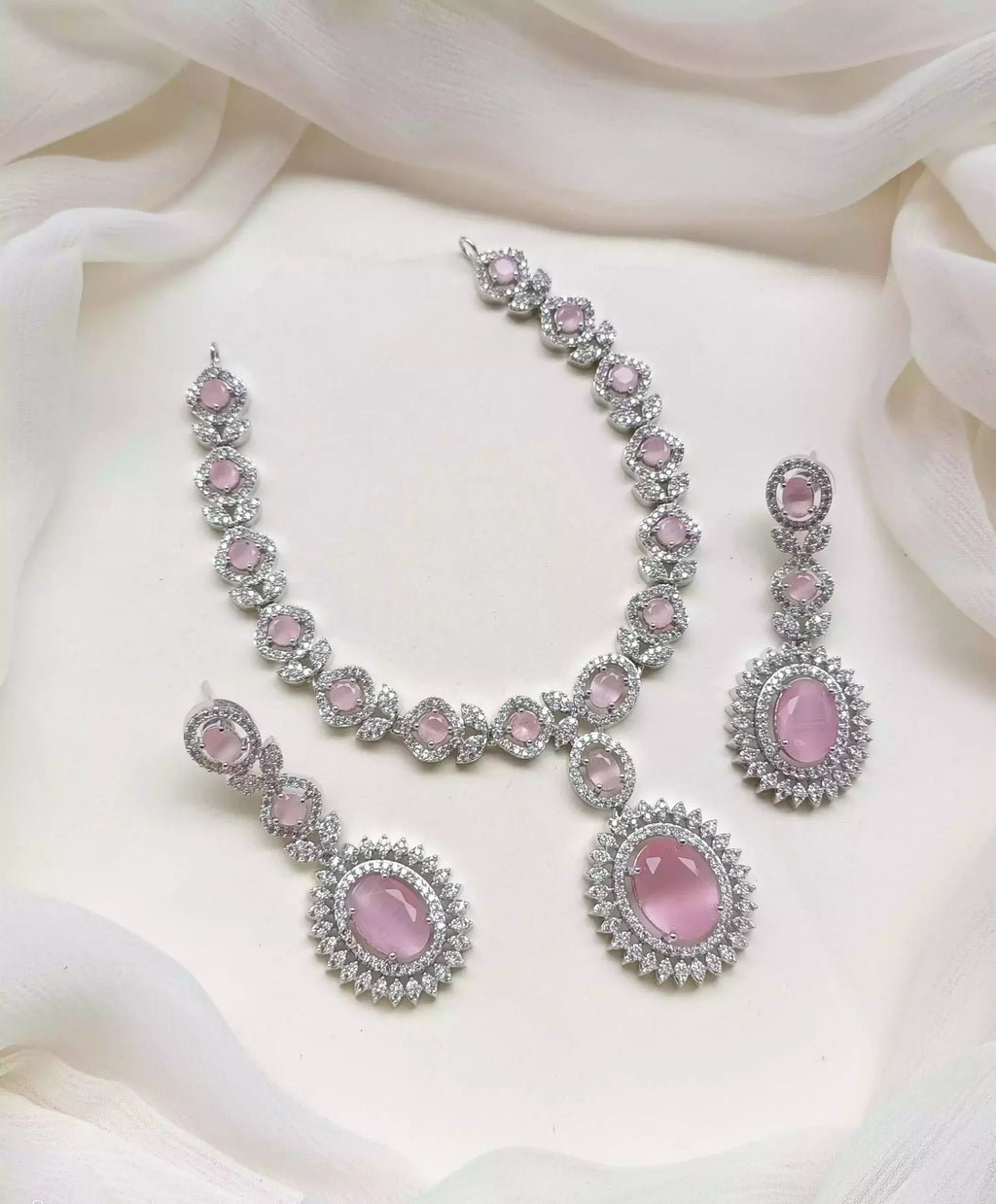 American diamond necklace set
