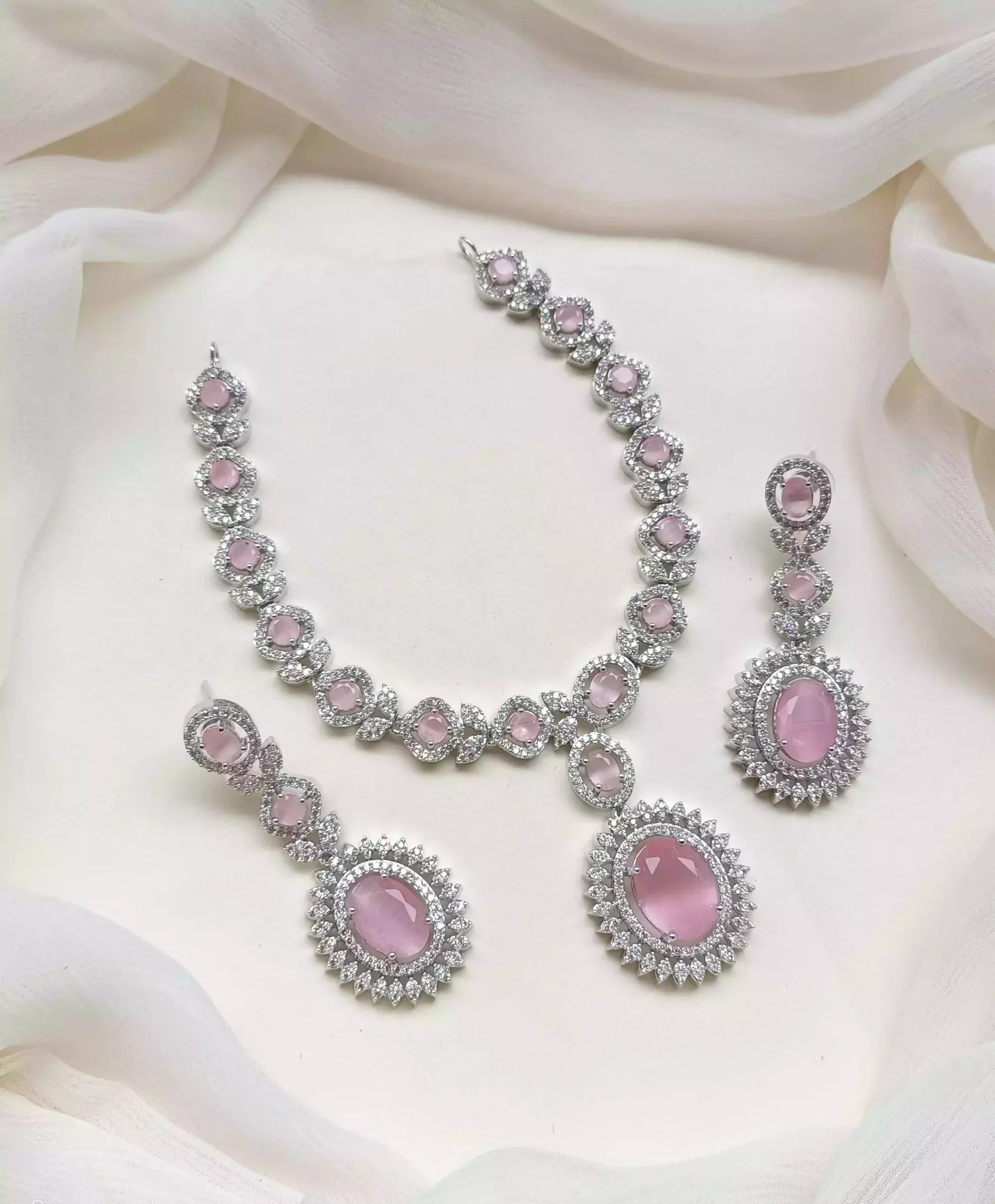 American diamond necklace set
