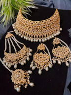 Kundan bridal set with jhumar