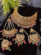Kundan bridal set with jhumar