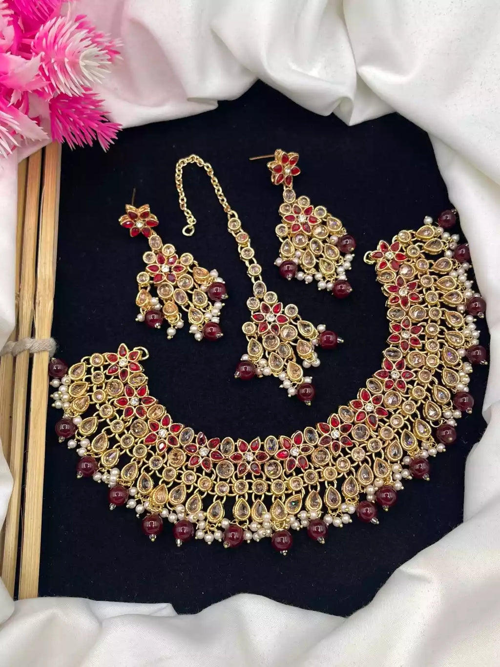 Reverse AD necklace set