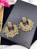 Zircon earrings