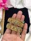 Zircon openable bangle pair