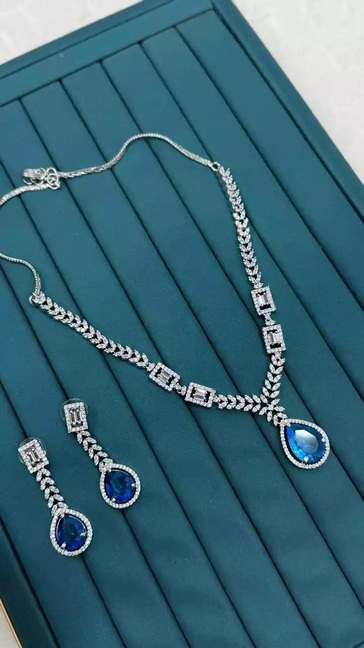 American diamond necklace set