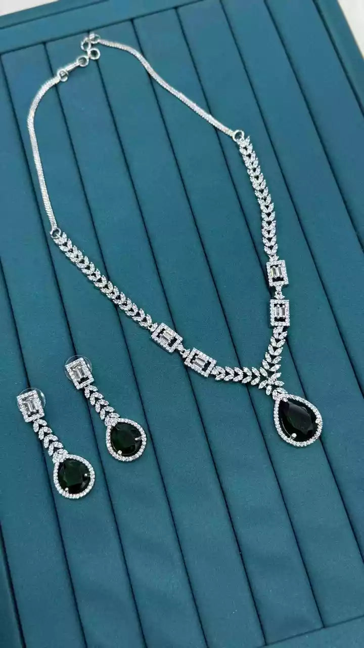 American diamond necklace set