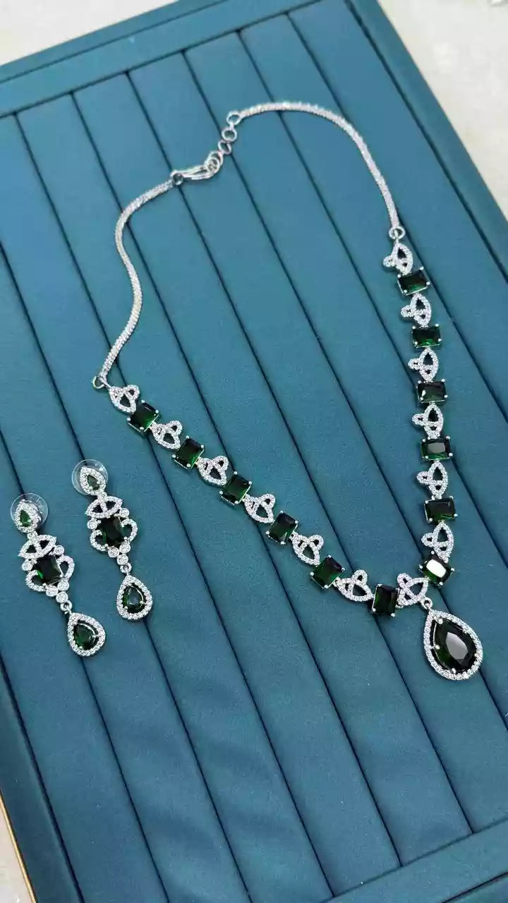 American diamond necklace set