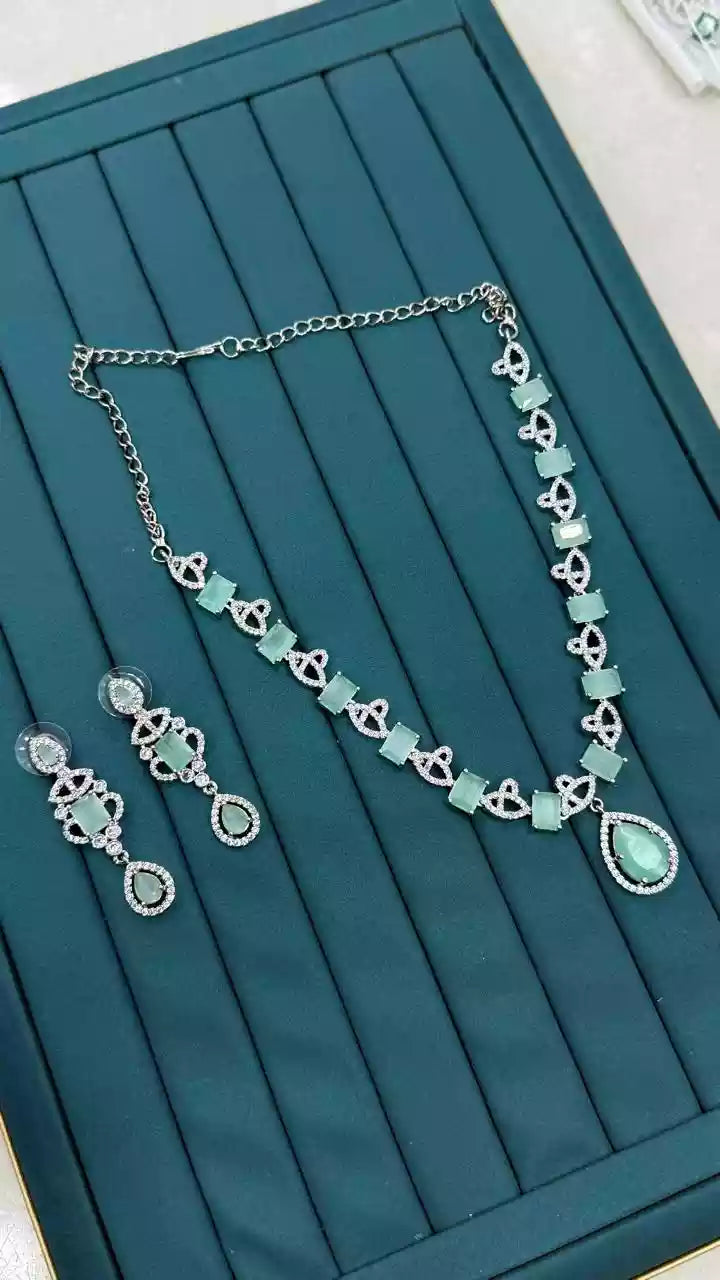 American diamond necklace set