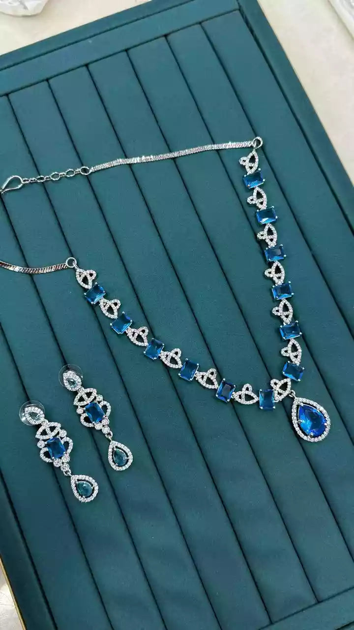 American diamond necklace set