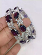 American diamond bangle pair