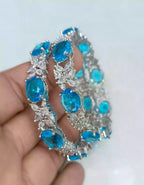 American diamond bangle pair