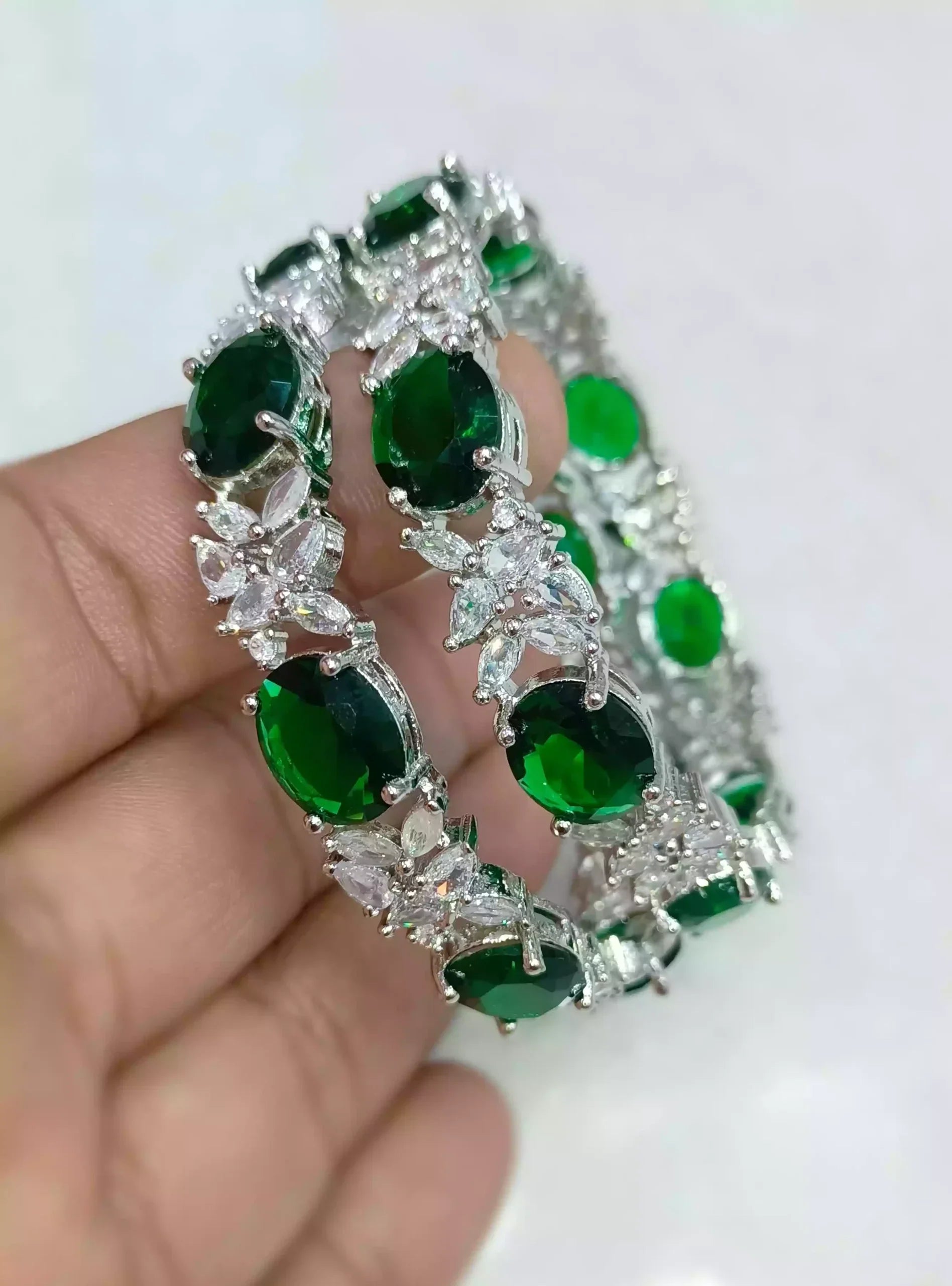 American diamond bangle pair Main image