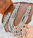 Zircon bridal set with maala