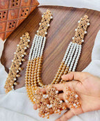 Zircon bridal set with maala