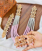 Zircon bridal set with maala