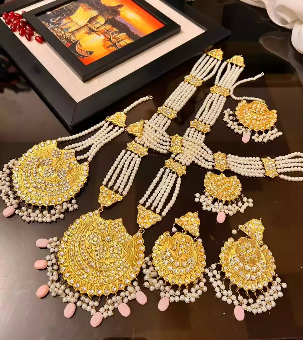 Thappa kundan bridal set