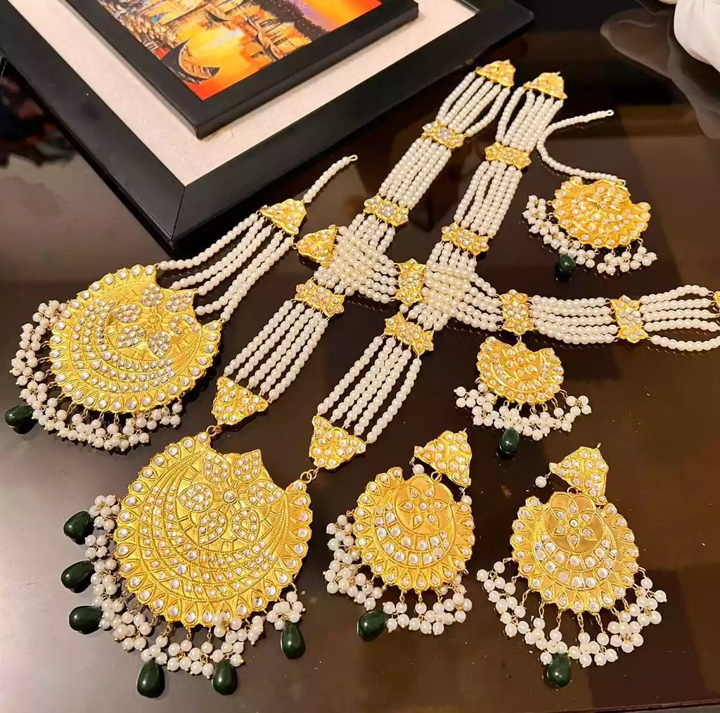 Thappa kundan bridal set