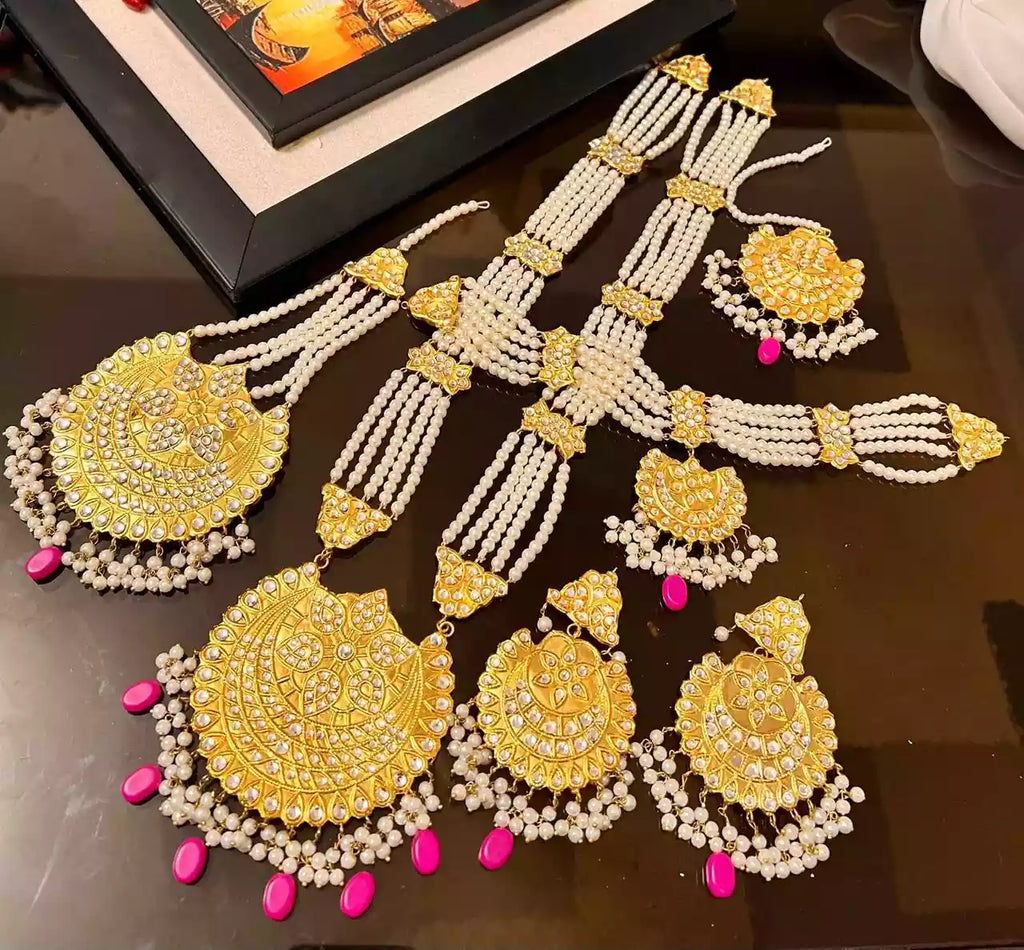 Thappa kundan bridal set