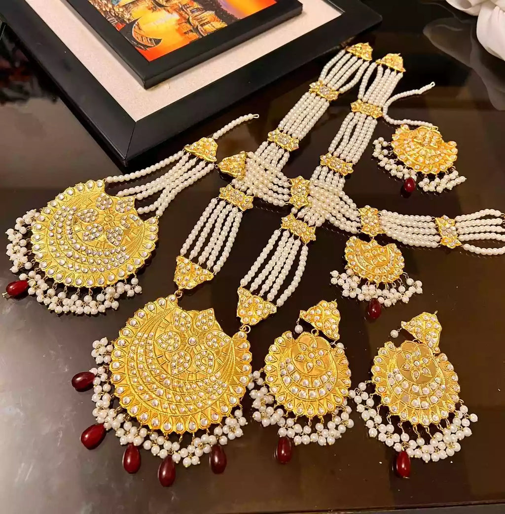 Thappa kundan bridal set