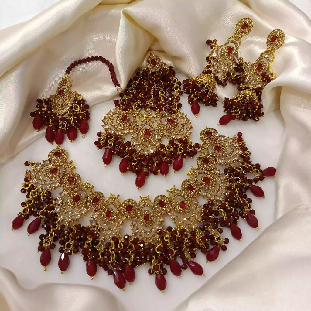 Zircon heavy bridal set