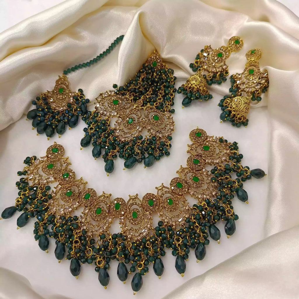 Zircon heavy bridal set