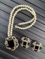Zircon big size pendant set