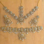 Kundan choker set with matha patti