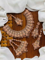 Zircon bridal set with jhumar