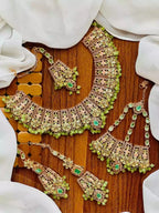 Zircon bridal set with jhumar