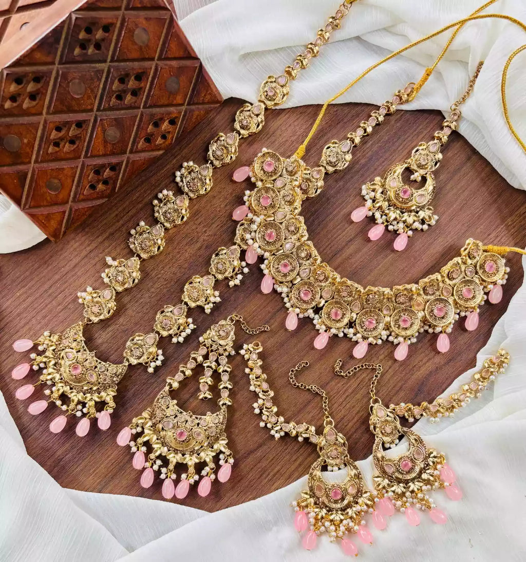 Double dholna bridal set