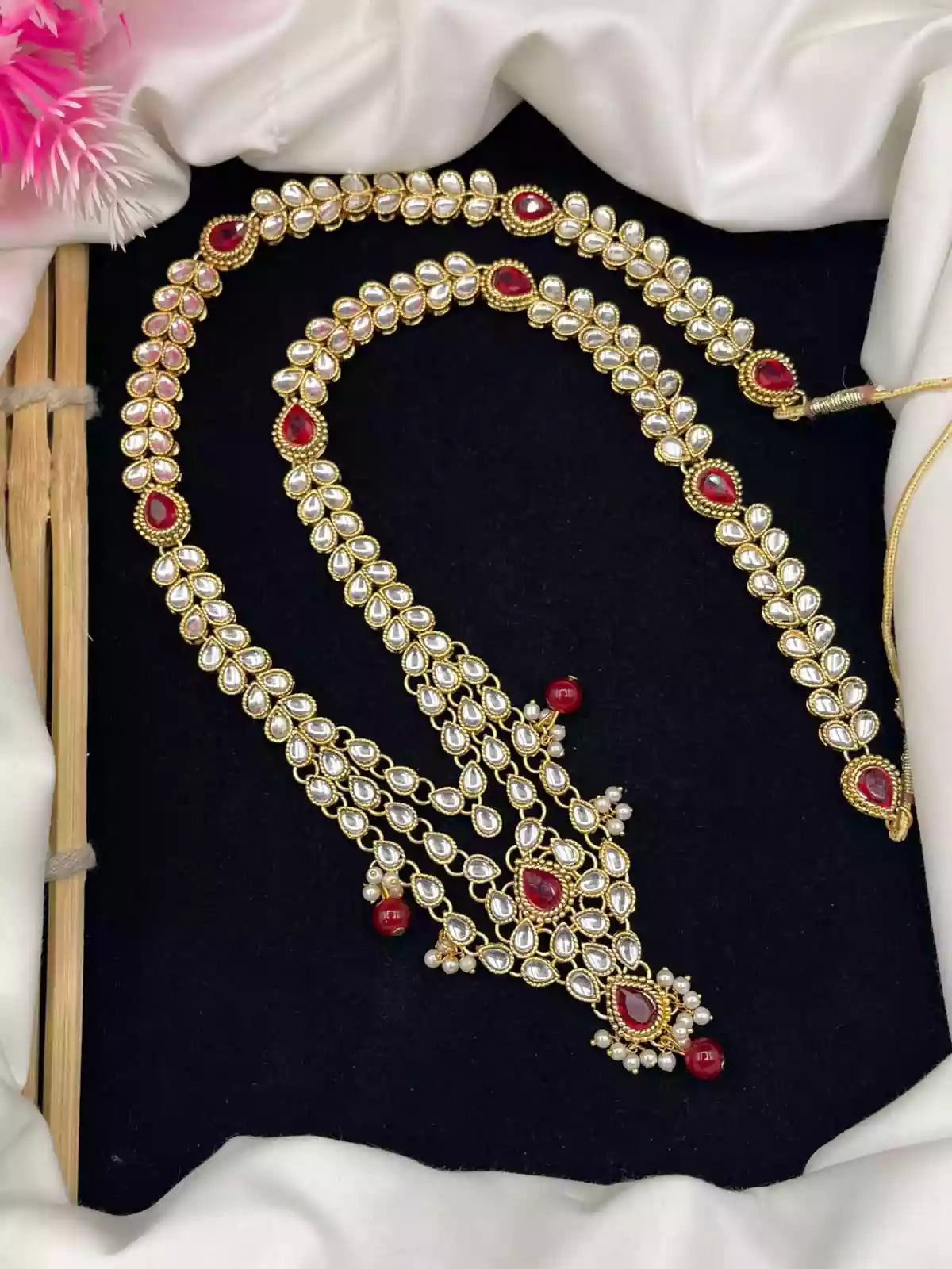 Kundan long maala set Secondary image