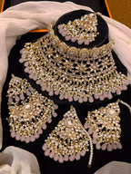 Kundan bridal set with jhumar