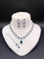 Indian zircon necklace set