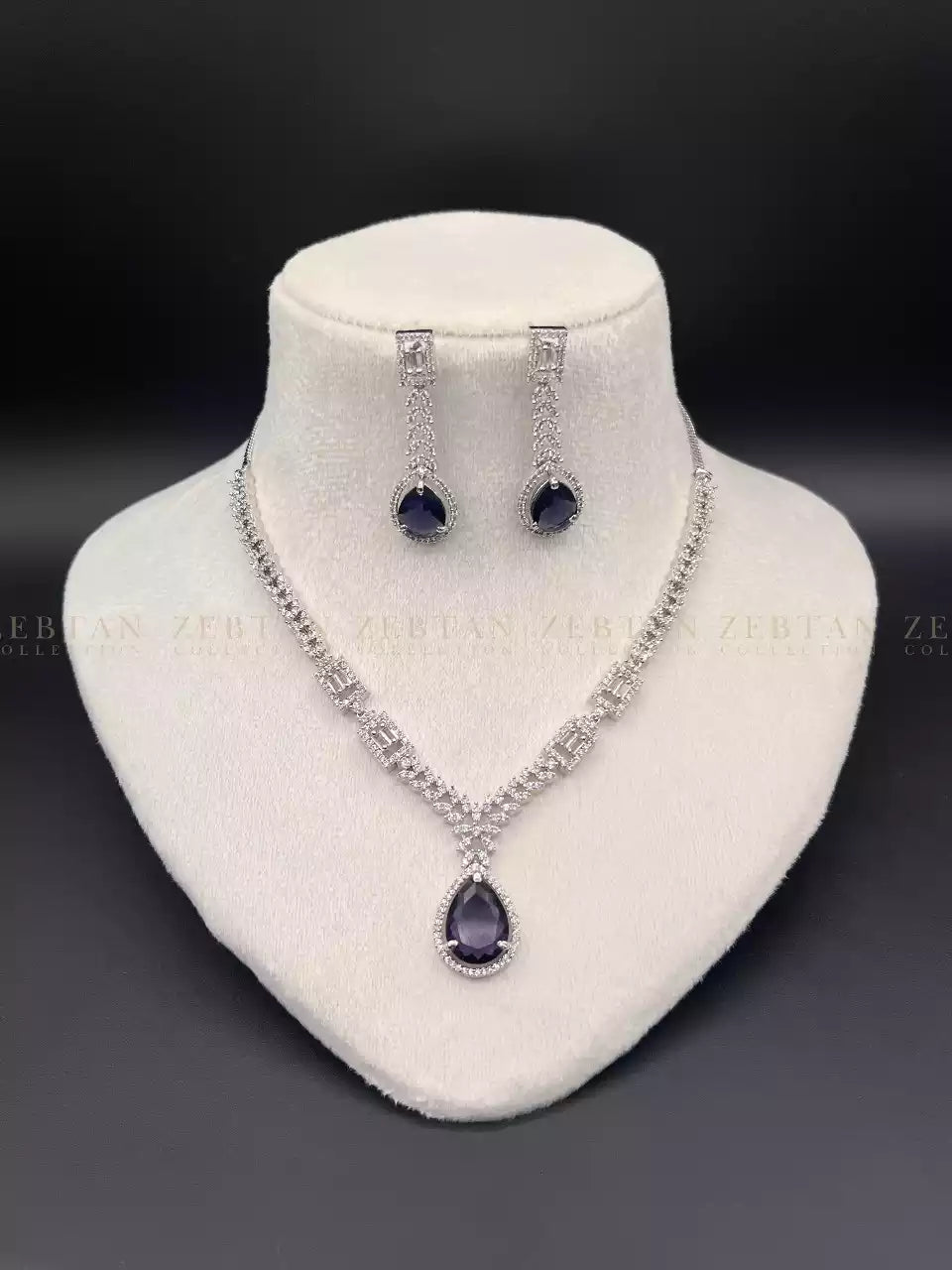 AD zircon necklace set
