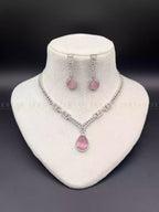 AD zircon necklace set