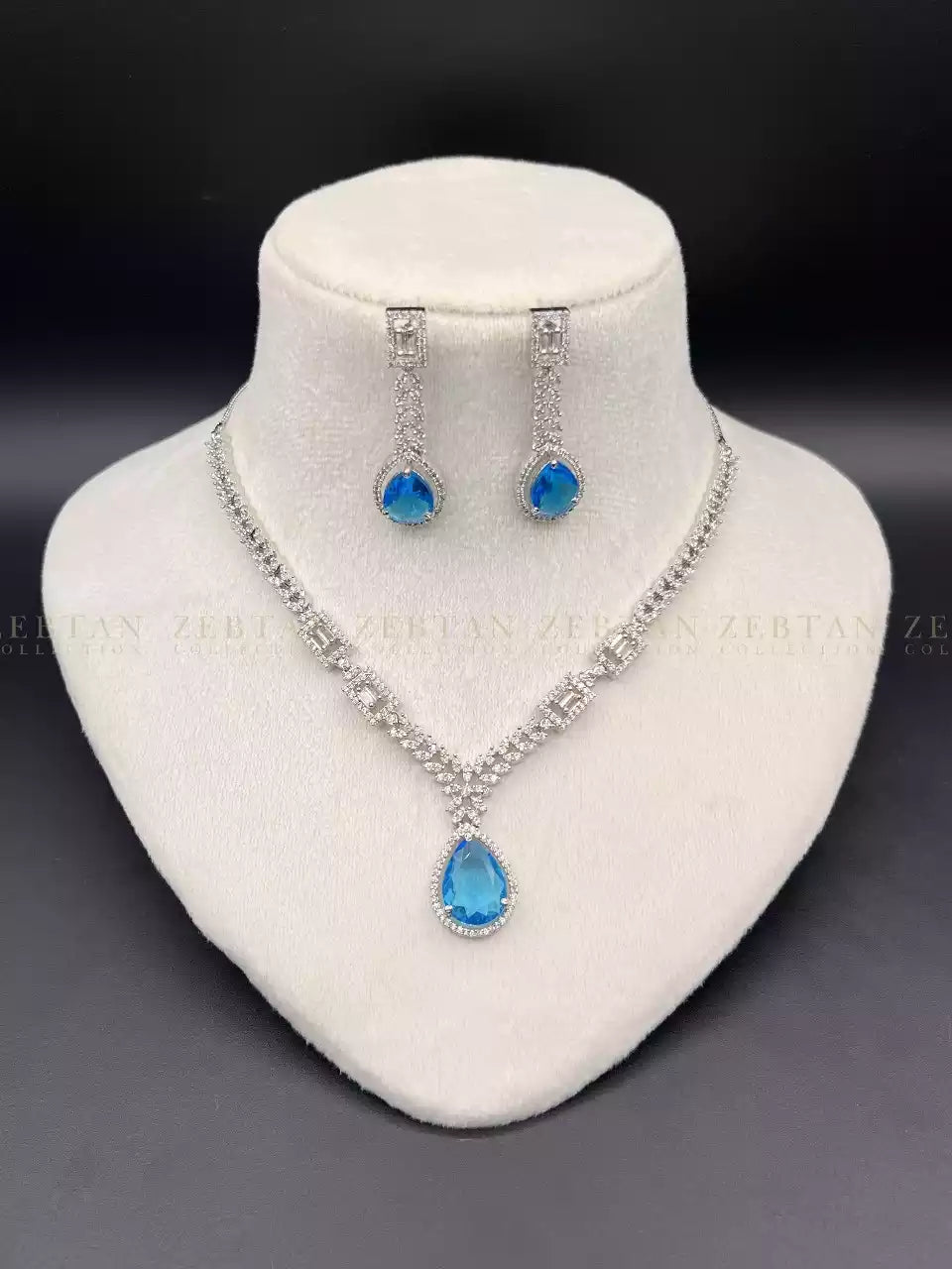 AD zircon necklace set