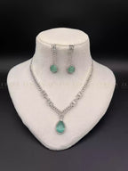 AD zircon necklace set