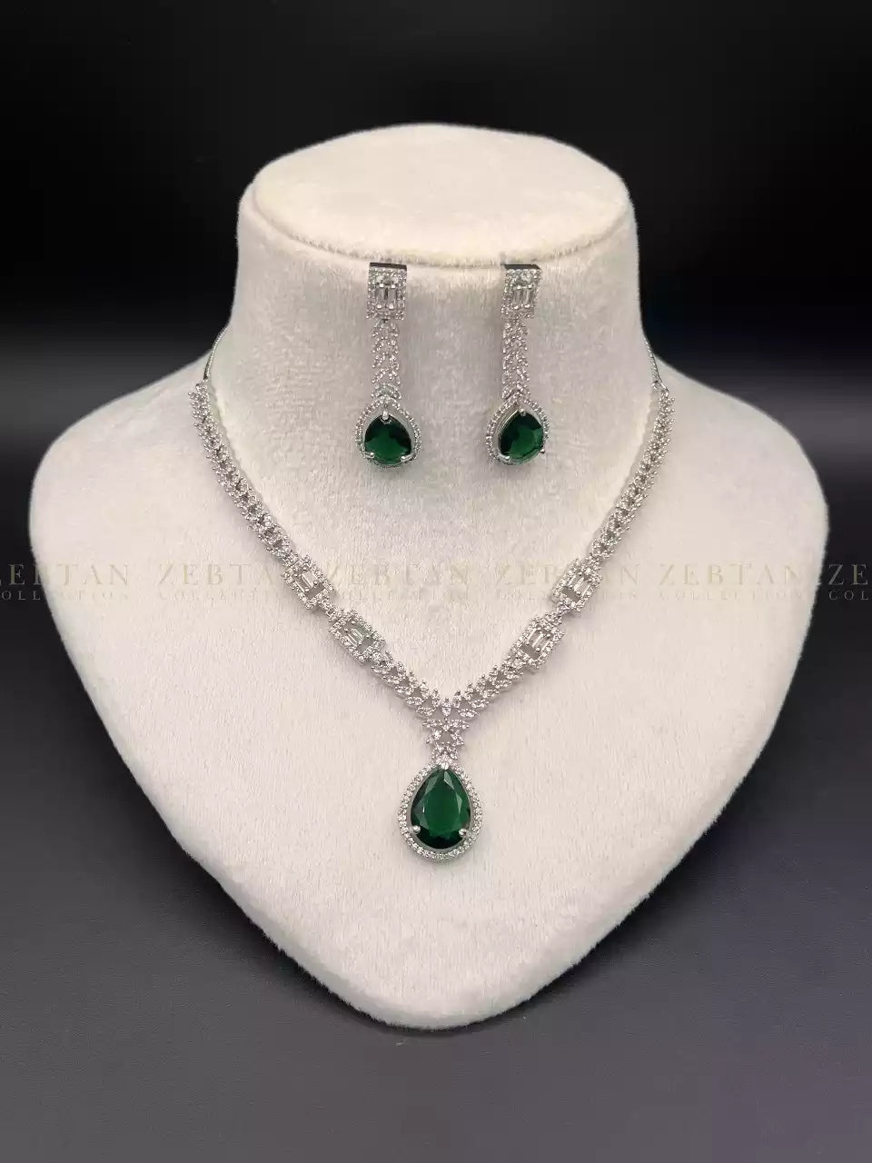 AD zircon necklace set