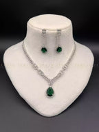 AD zircon necklace set