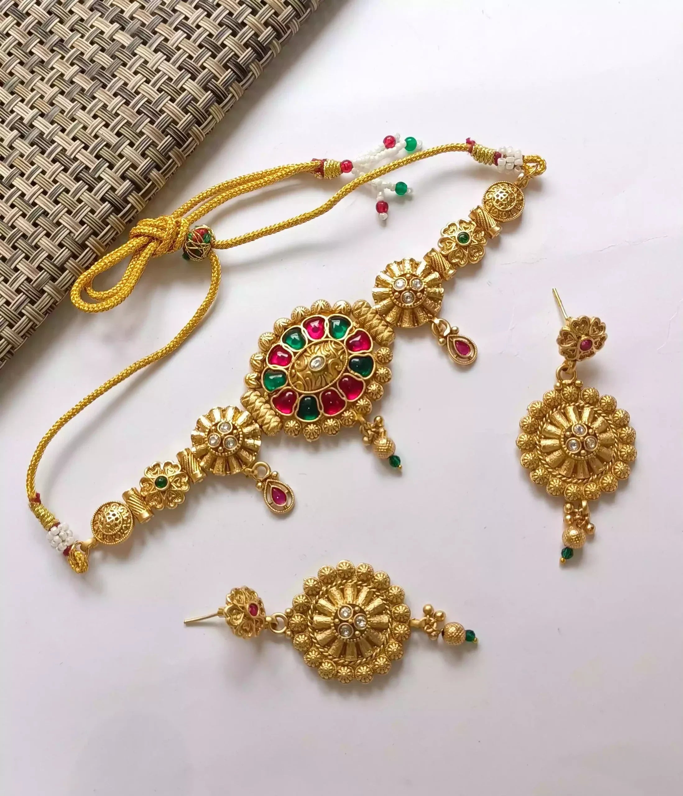 Rajwari choker set
