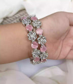 American diamond bangle pair
