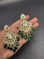 Indian kundan earrings