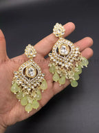 Indian kundan earrings