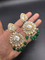 Jaipuri kundan earrings