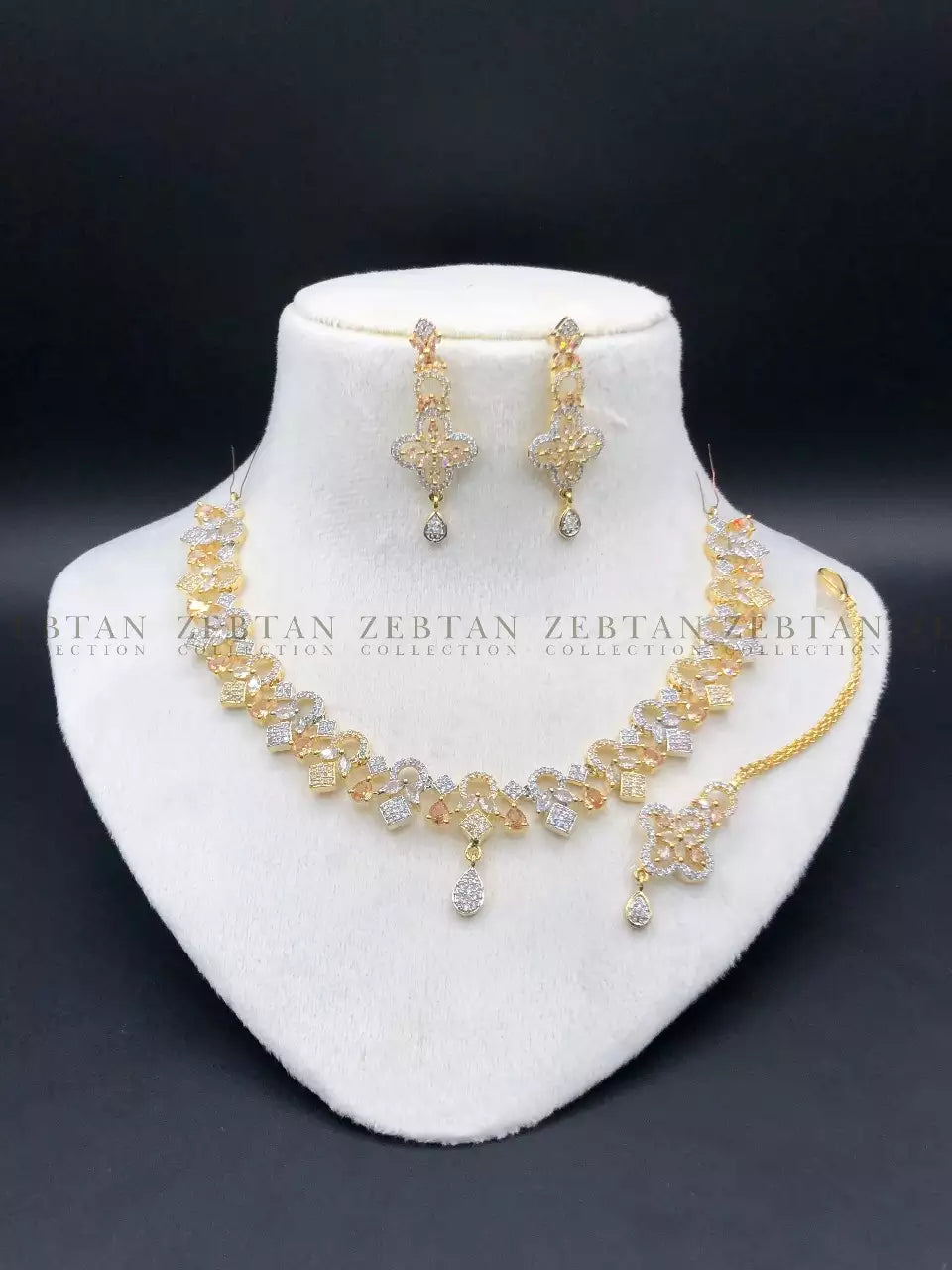 American diamond necklace set